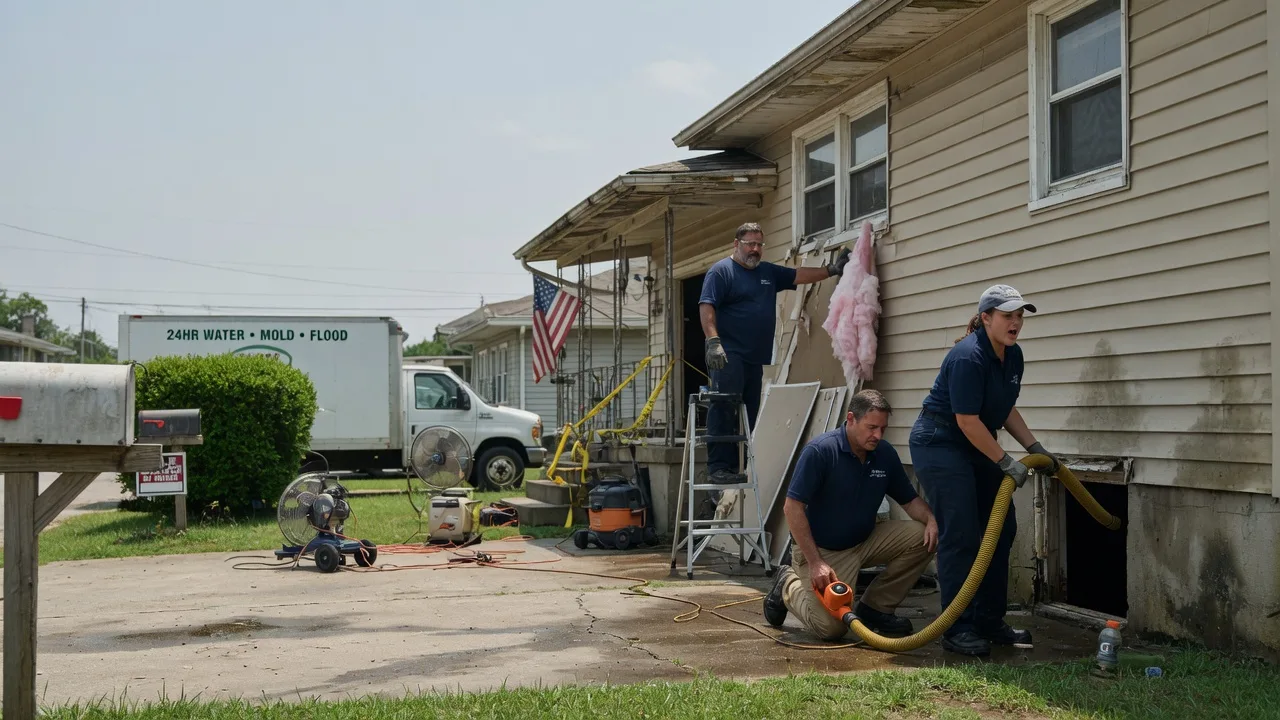 Water Damage Repair in Burneyville, OK near me
